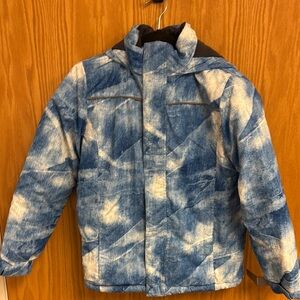 Iceberg Outerwear Blue and White Snow Jacket Size 10/12 Youth
